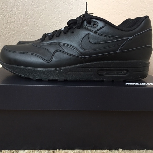 Nike Air Max 1 id All Black size 11 with Dollar Sign $ on Heel (see pictures) - Picture 1 of 6